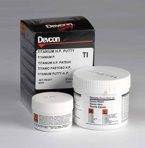 Devcon Titanium Putty 500 гр, эпоксидная замазка для защиты от коррозии