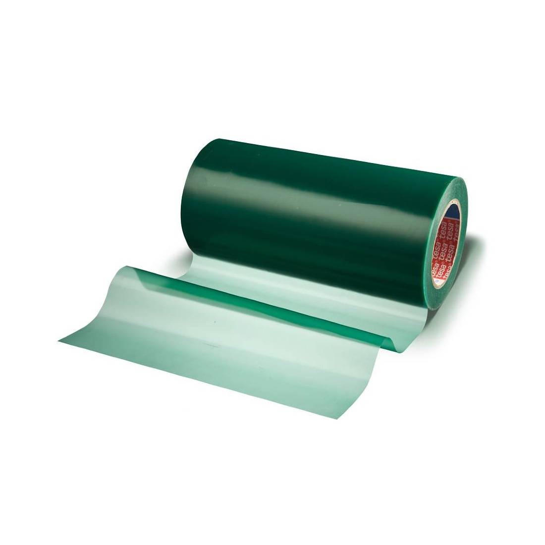 Tesa 50600, зелёная защитная лента для порошковой окраски 1280мм x 66м, толщиной 80 мкм