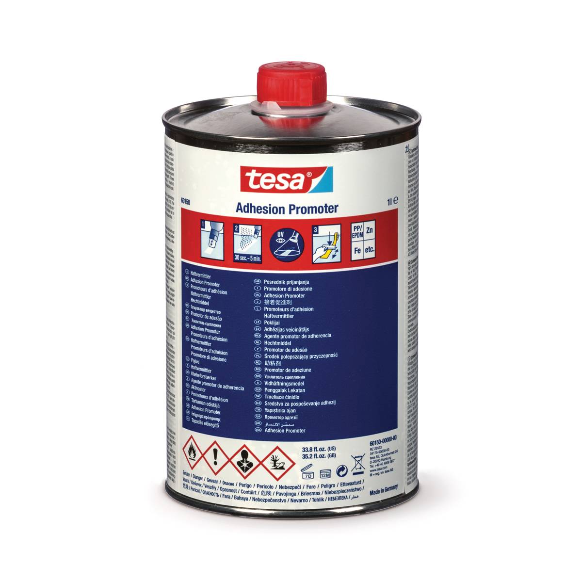 Tesa 60150 (1 литр), универсальный усилитель адгезии для клейких лент