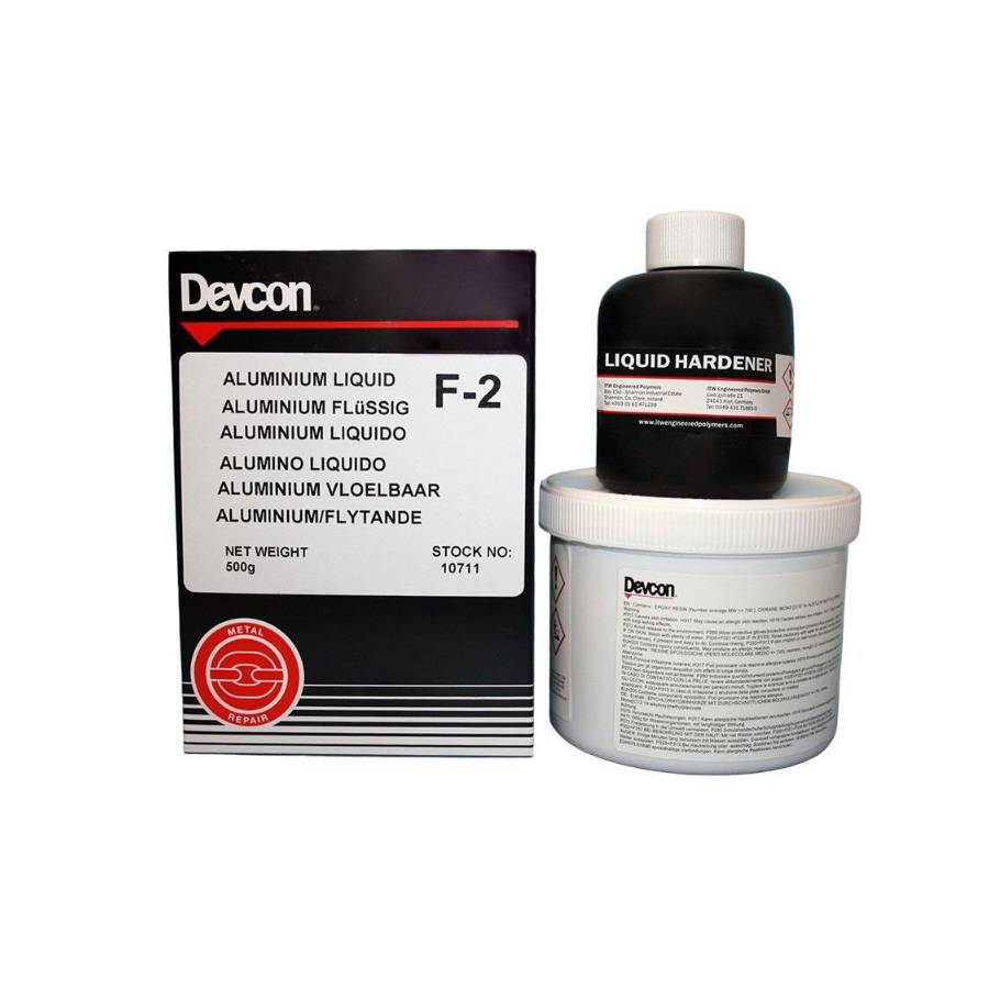 Devcon Aluminium Liquid F2, жидкий эпоксидный состав с алюминием