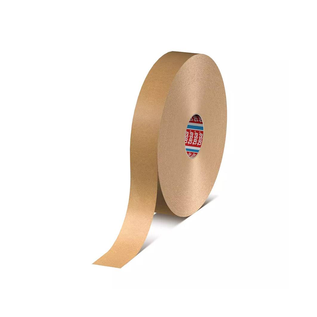 Tesa 4713 (50м х 50мм), коричневая бумажная упаковочная лента для коробок