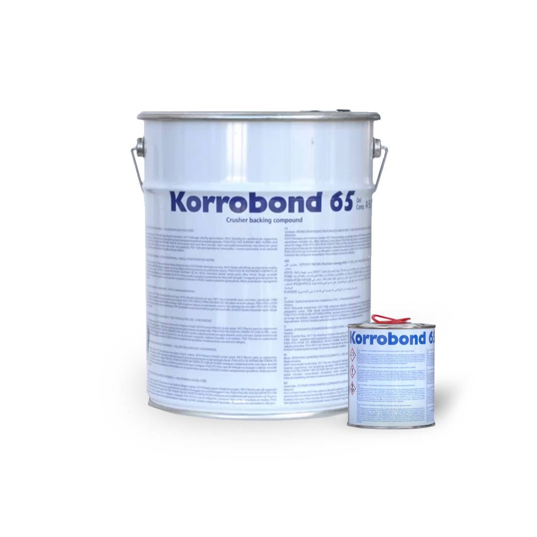 Korrobond 65, двухкомпонентный защитный компаунд и амортизирующий материал на основе эпоксидной смолы для камнедробилок