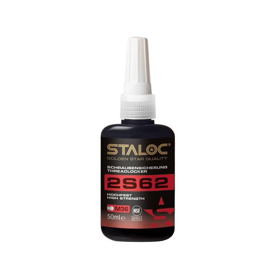 Staloc 2S62, фиксатор резьбы высокой прочности, с допуском NSF (пищевая промышленность)