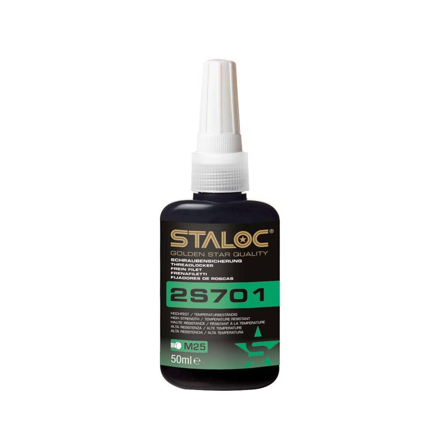Staloc 2S701, фиксатор резьбы высокой прочности, с допуском NSF (пищевая промышленность)