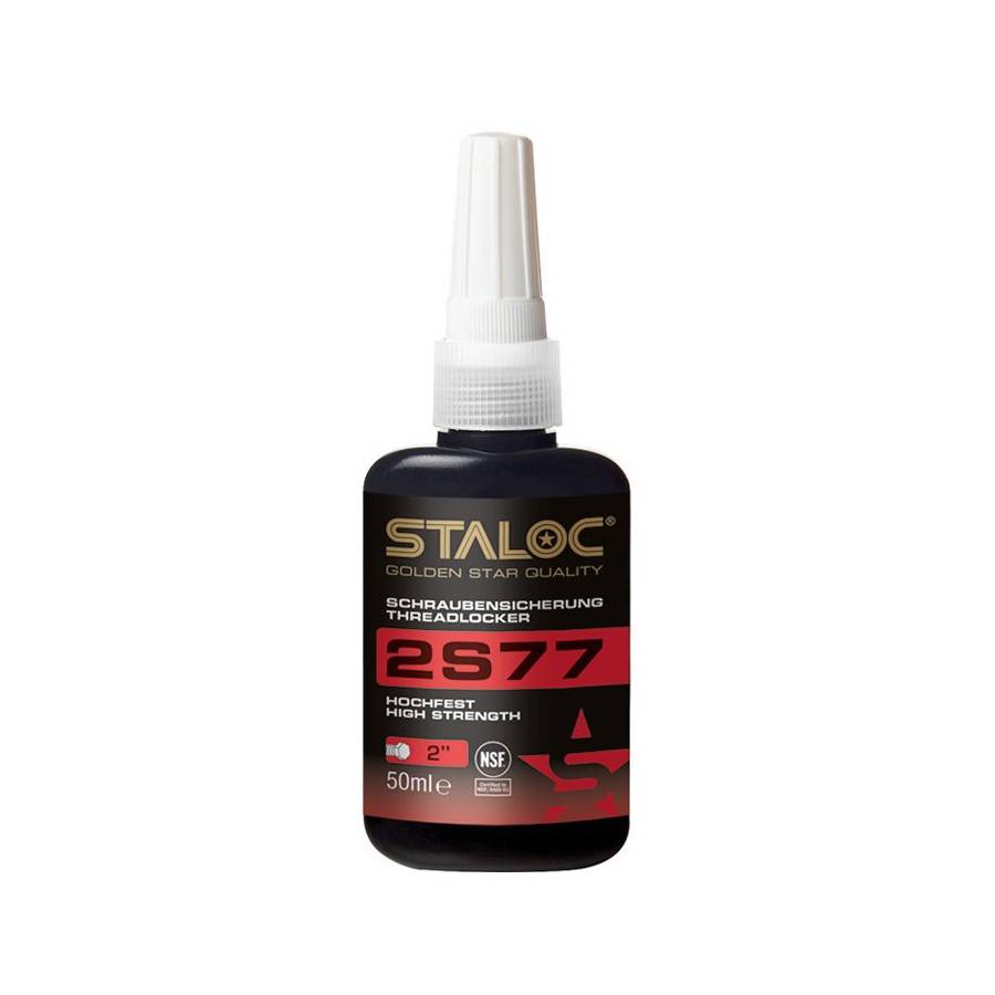 Staloc 2S77, фиксатор резьбы высокой прочности, с допуском NSF (пищевая промышленность)