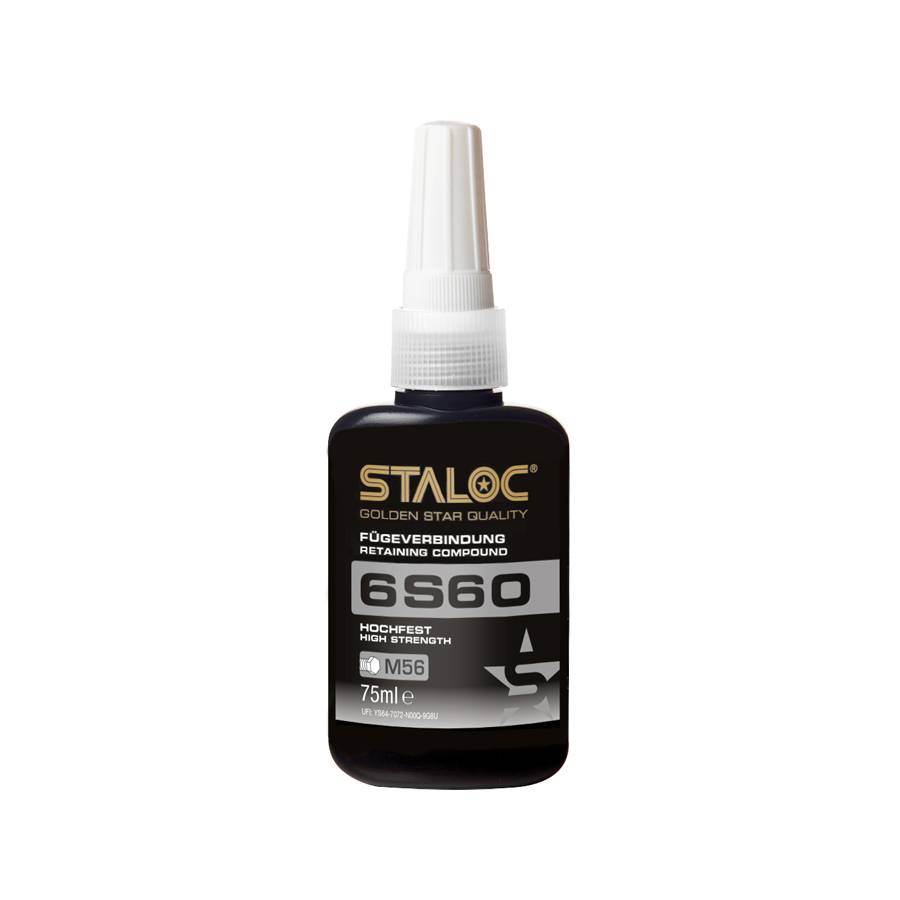 Staloc 6S60, вал-втулочный фиксатор высокой прочности, термостойкий