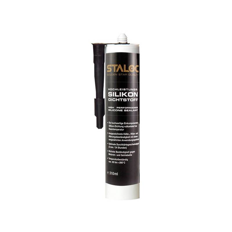 Staloc High Performance Silicone Sealant, маслостойкий нейтральный силиконовый герметик