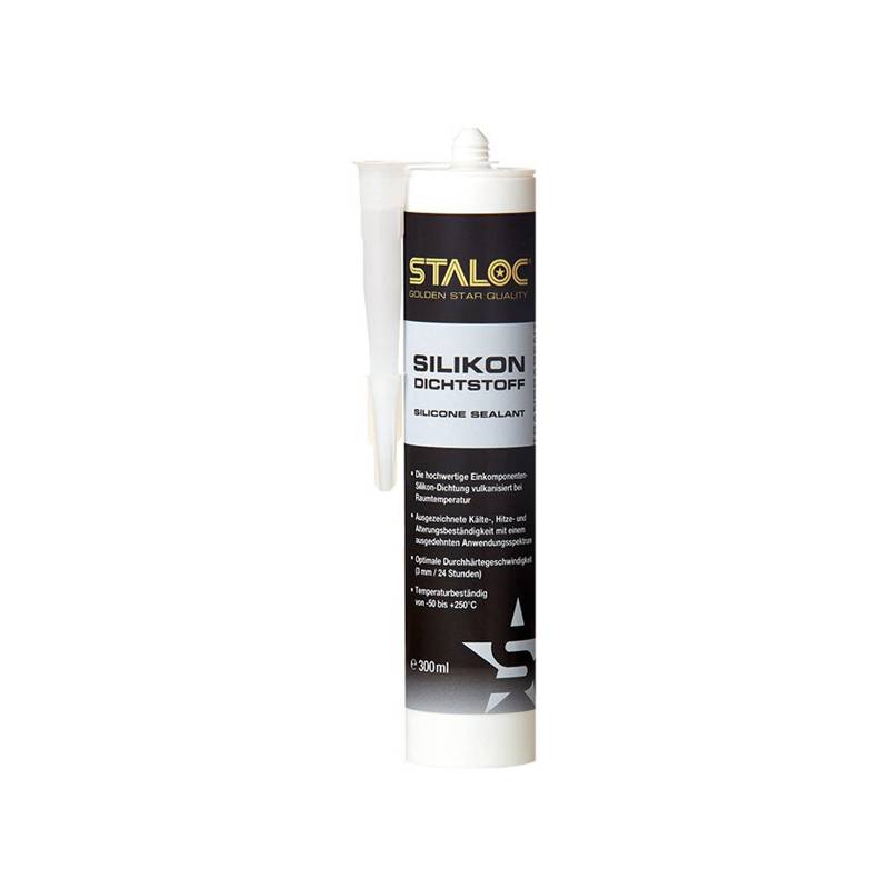 Staloc Silicone Sealant Transparent — прозрачный кислотный силиконовый герметик