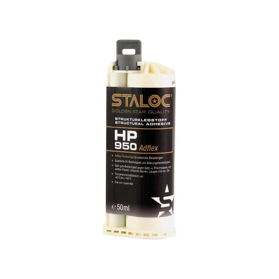 Staloc HP-950 с Adflex, эластичный структурный клей для экстремальных нагрузок