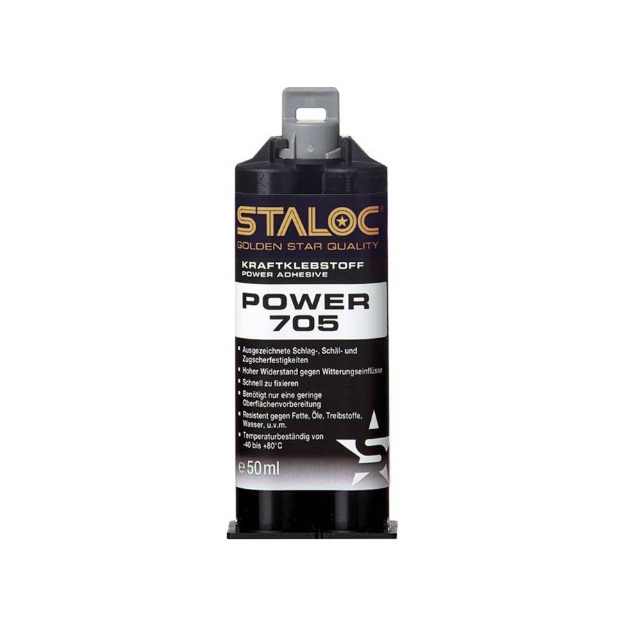 Staloc Power 705, прозрачный акриловый клей для стекла и пластика