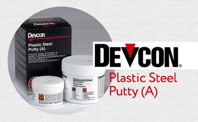 Devcon Plastic Steel Putty (А) — наполненная сталью ремонтная мастика на основе эпоксидной смолы