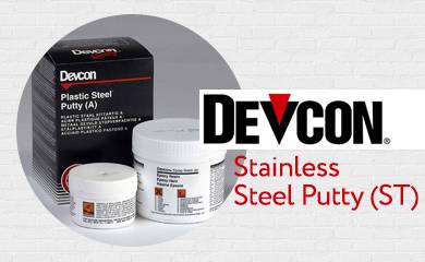Devcon Stainless Steel Putty (ST) — эпоксидный состав с наполнителем из нержавеющей стали для ремонта оборудования