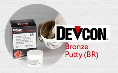Devcon Bronze Putty — эпоксидная смола с бронзовым наполнителем для ремонта, восстановления и обслуживания оборудования