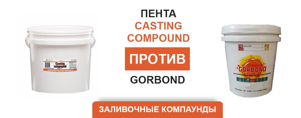 Gorbond и Пента Casting Compound для заливки конусных дробилок