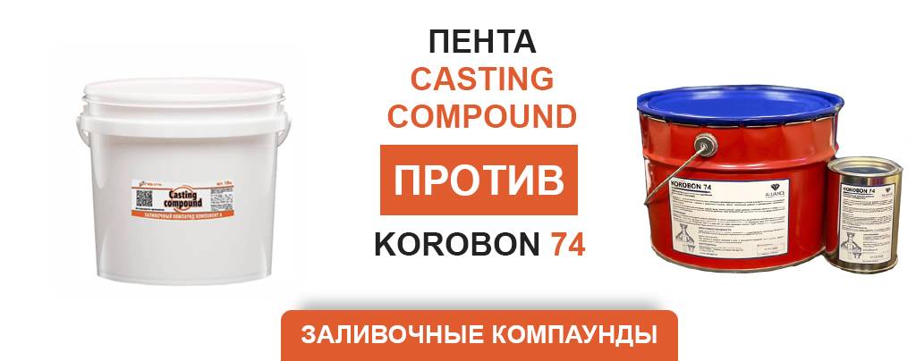 Заливочные компаунды для конусных дробилок: Korobon 74 против Пента Casting Compound